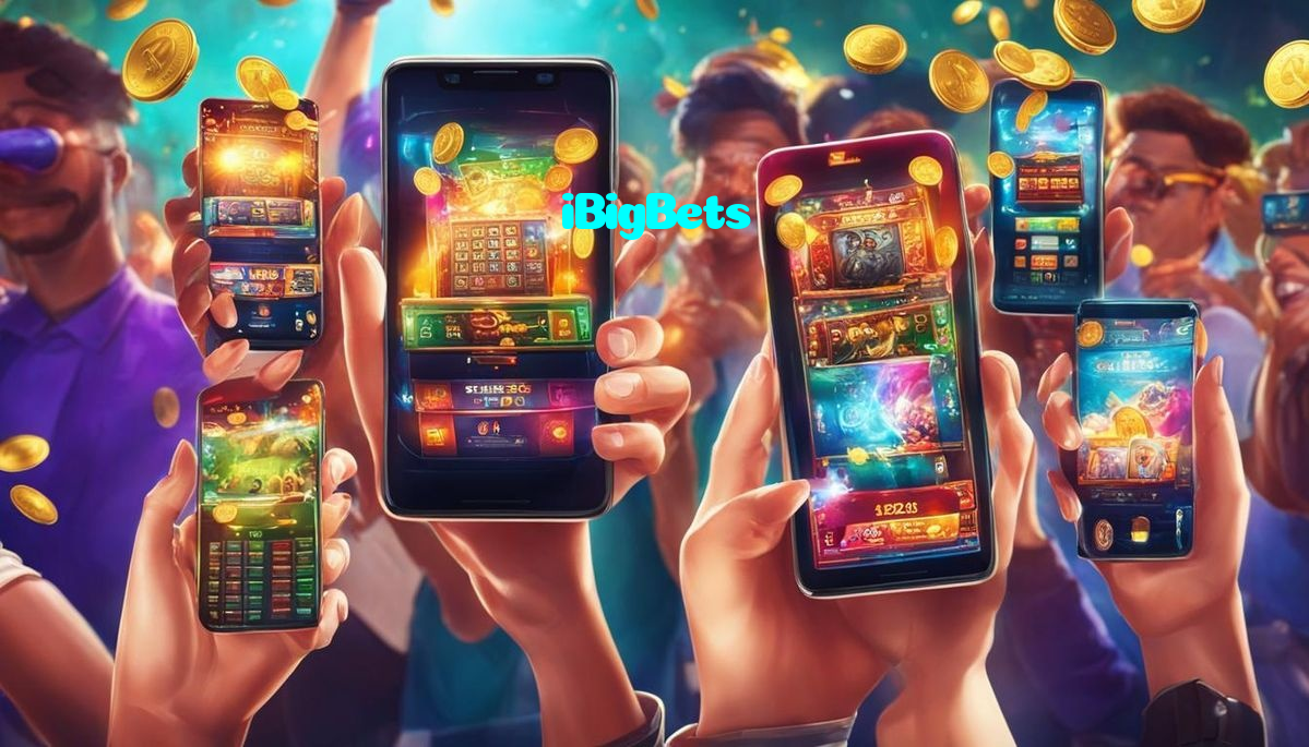 iBigBets casino presented on mobile device in Pakistan with slots and live games
